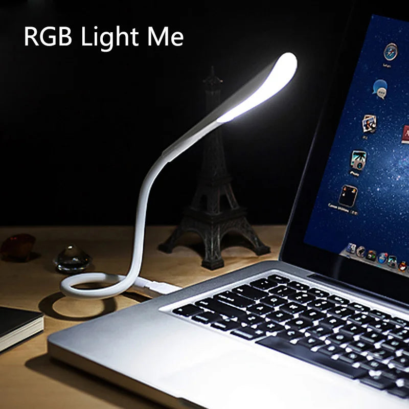 Mini luz USB para portátiles, Sensor táctil, luz LED para libros para banco de energía, PC, portátiles, iluminación nocturna para libros