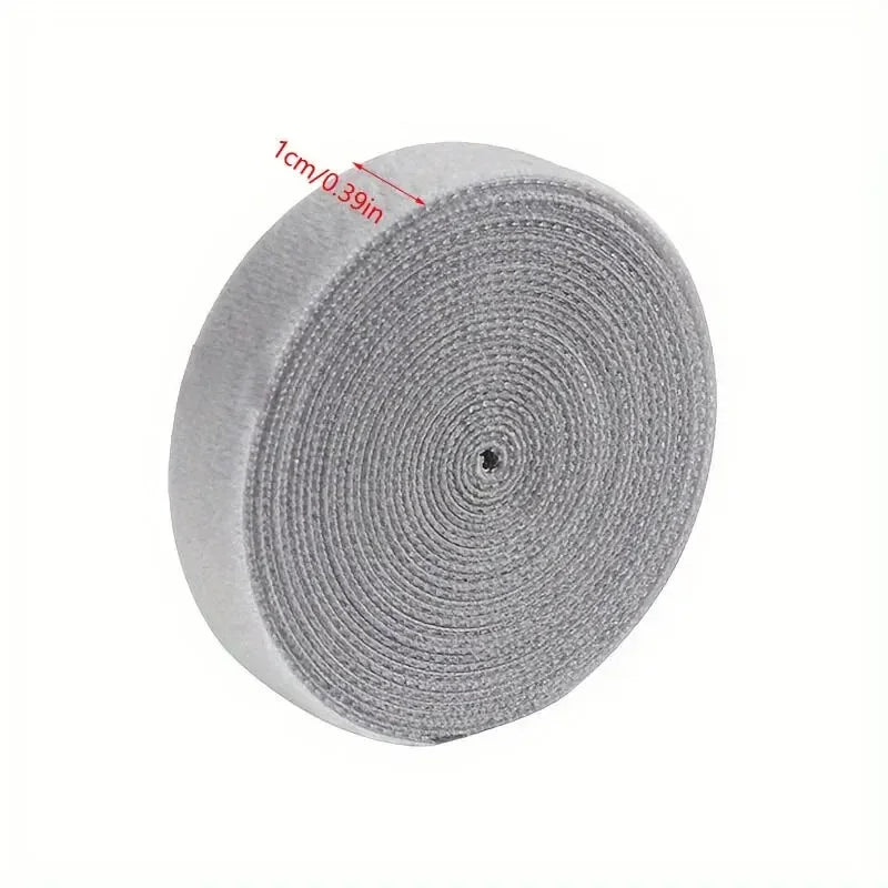 Organizador de cables de 1/5M, gestión de cables, cinta enrolladora de cables, auriculares, ratón, gestión de cables, Protector de bridas para iPhone, Xiaomi y Samsung