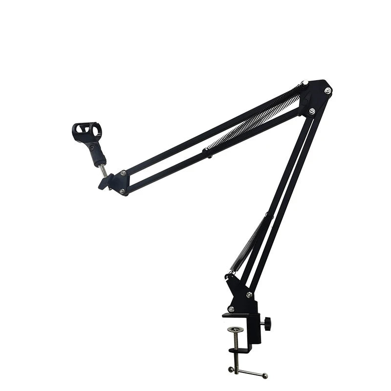 Soporte de micrófono de brazo articulado, soporte de pluma de mesa para Micro soporte de escritorio, soporte de trípode Microfno para micrófono, soporte Universal