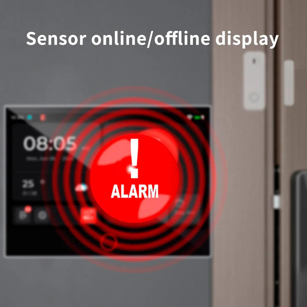 Alarma Doméstica KERUI 4G/WiFi GSM con Panel Táctil IPS de 7 Pulgadas, Compatible con el Sistema de Alarma Inalámbrica Tuya