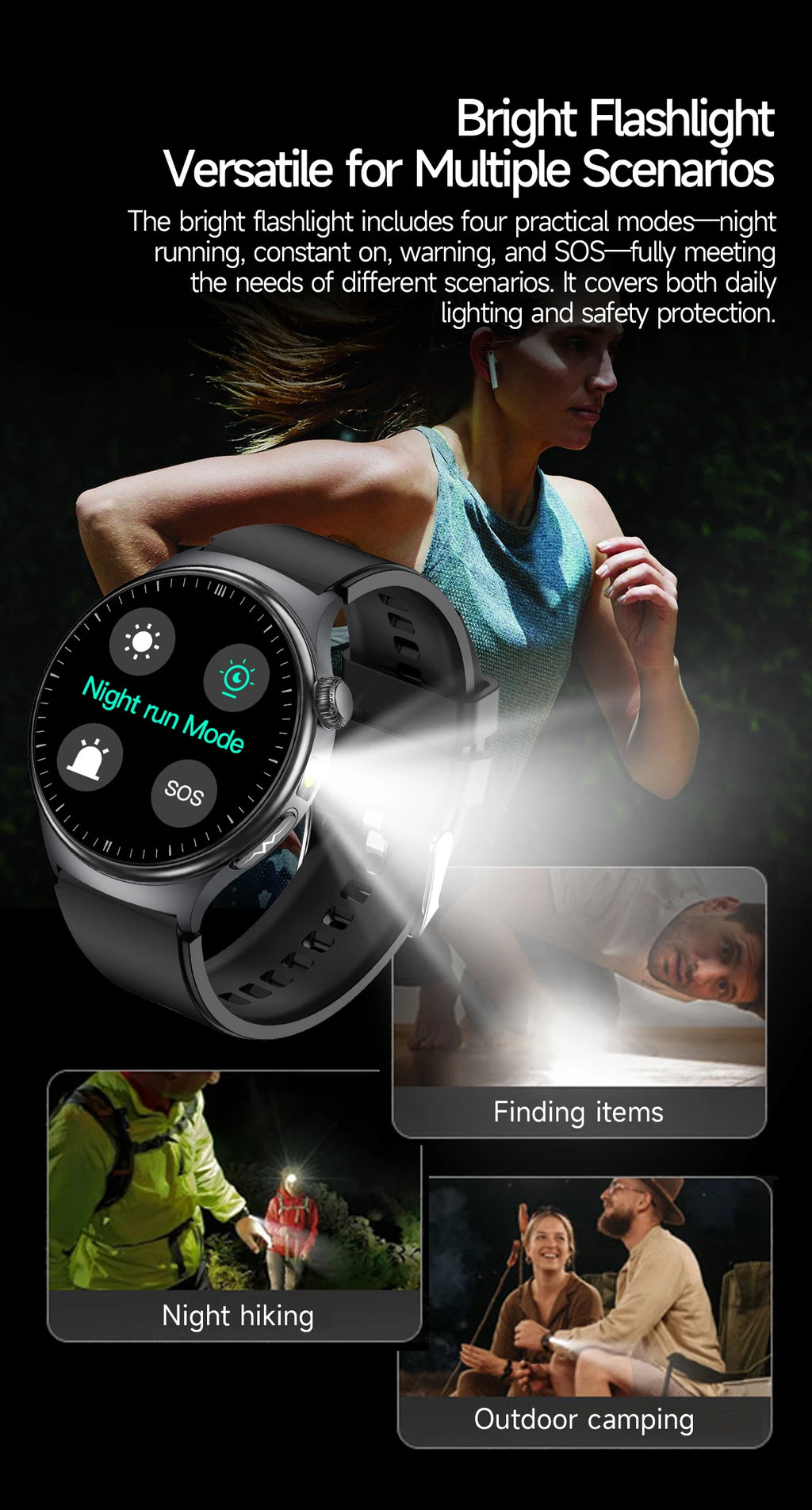 Reloj Inteligente 2026 con Diagnóstico Preciso de ECG, Medición de Grasa Corporal, Oxígeno en Sangre, Presión Arterial, Pantalla HD AMOLED, Llamadas, para Hombres y Mujeres