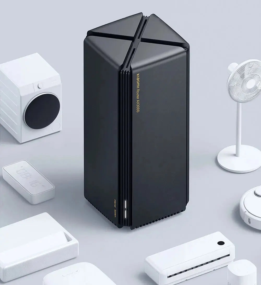 Xiaomi-enrutador AX3000 WiFi, red de malla Gigabit, 4 amplificadores de señal, penetración de pared, memoria grande de 256M, estabilidad multidispositivo