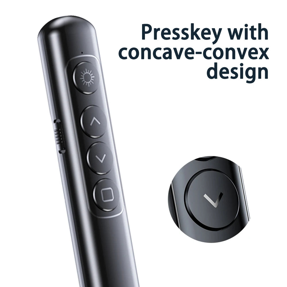 Controlador remoto inalámbrico S9 para presentador, proyector USB de 2,4 GHz, bolígrafo de luz roja para puntero de presentación Powerpoint Slide Advancer