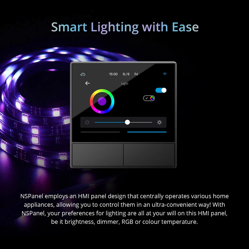 Sonoff NSPanel 86/120 UE/EE. UU. Interruptor de pared de escena inteligente WiFi pantalla inteligente Control todo en uno funciona para eWeLink Alexa Google Home