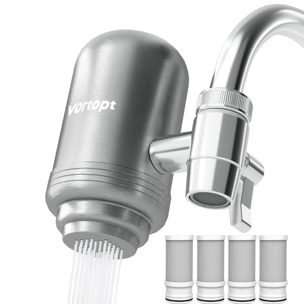 Sistema purificador de filtro de agua del grifo de acero inoxidable HOMFISH, certificado NSF reduce el plomo, el cloro y el mal sabor de la cocina