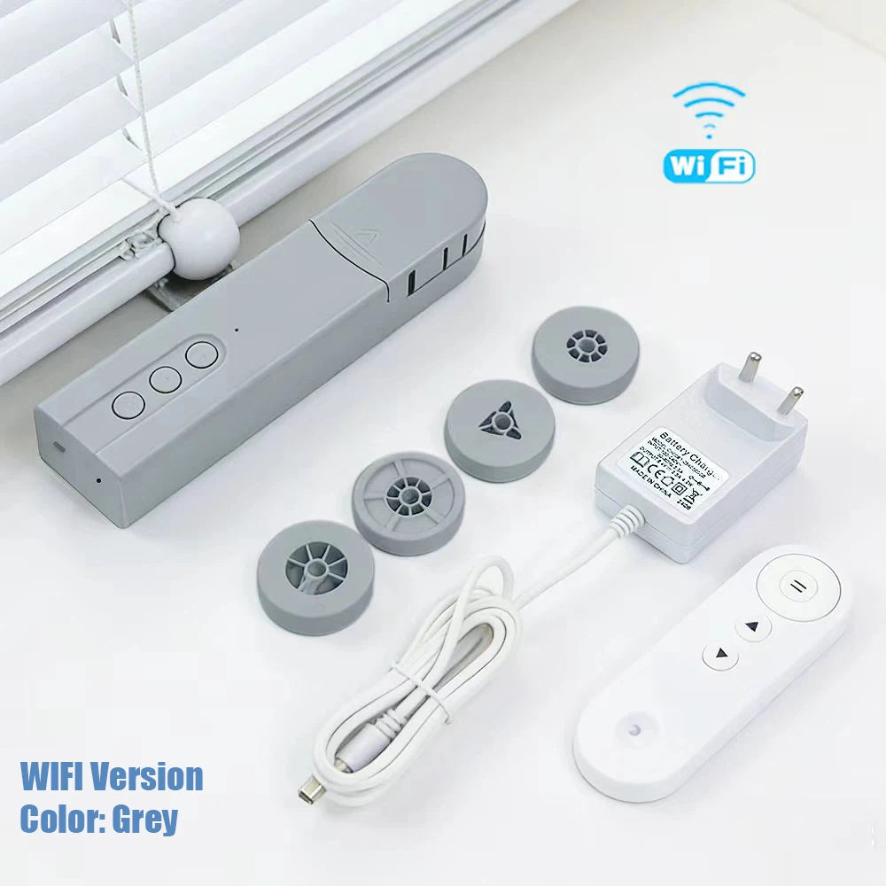 Motor Inteligente para Persianas Tuya WIFI Zigbee, Control Automático de Cortinas Eléctricas, Compatible con Alice, Alexa y Google Assistant