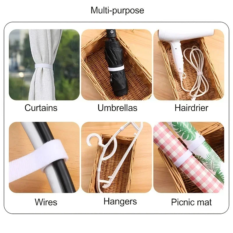 Organizador de cables de 1/5M, gestión de cables, cinta enrolladora de cables, auriculares, ratón, gestión de cables, Protector de bridas para iPhone, Xiaomi y Samsung