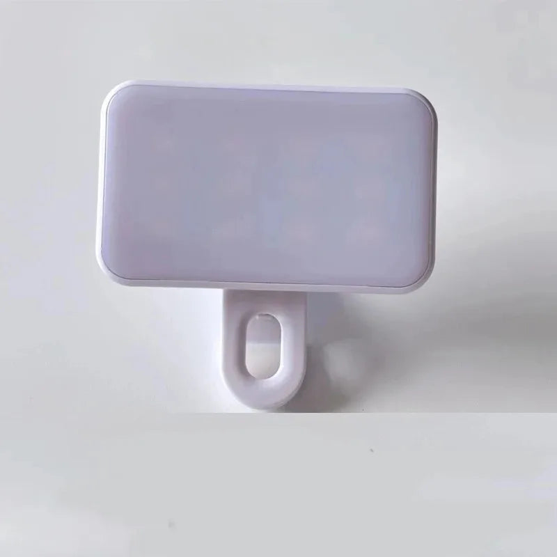 Mini Luz de relleno portátil para Selfie, recargable, 3 modos, Clip de brillo ajustable, luz de relleno para teléfono móvil, computadora
