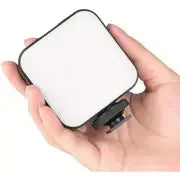Anillo de luz profesional con clip para teléfono, con 10 niveles de brillo, recargable por USB, luz de relleno portátil para selfies y transmisiones en vivo