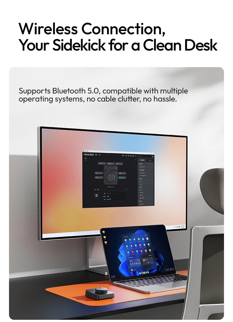 Controlador Creativo Ulanzi D100H, Asistente de Edición de Video para Youtube, Tiktok, PR, PS, Compatible con Bluetooth, Consola de Producción