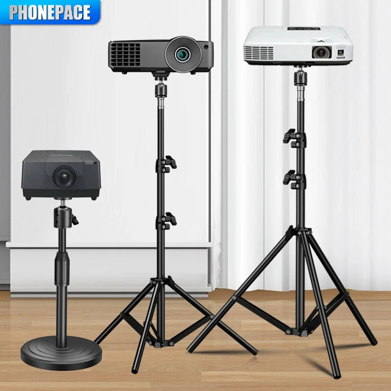 Soporte de Trípode Plegable PHONEPACE - Base Estable y Duradera para Proyector, Cámara, Teléfono Móvil, Computadora Portátil