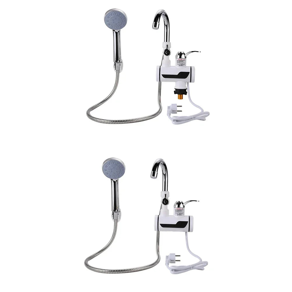 Grifo calentador de agua sin tanque de 3000W, grifo de ducha eléctrico instantáneo, calefacción de agua caliente para cocina y baño