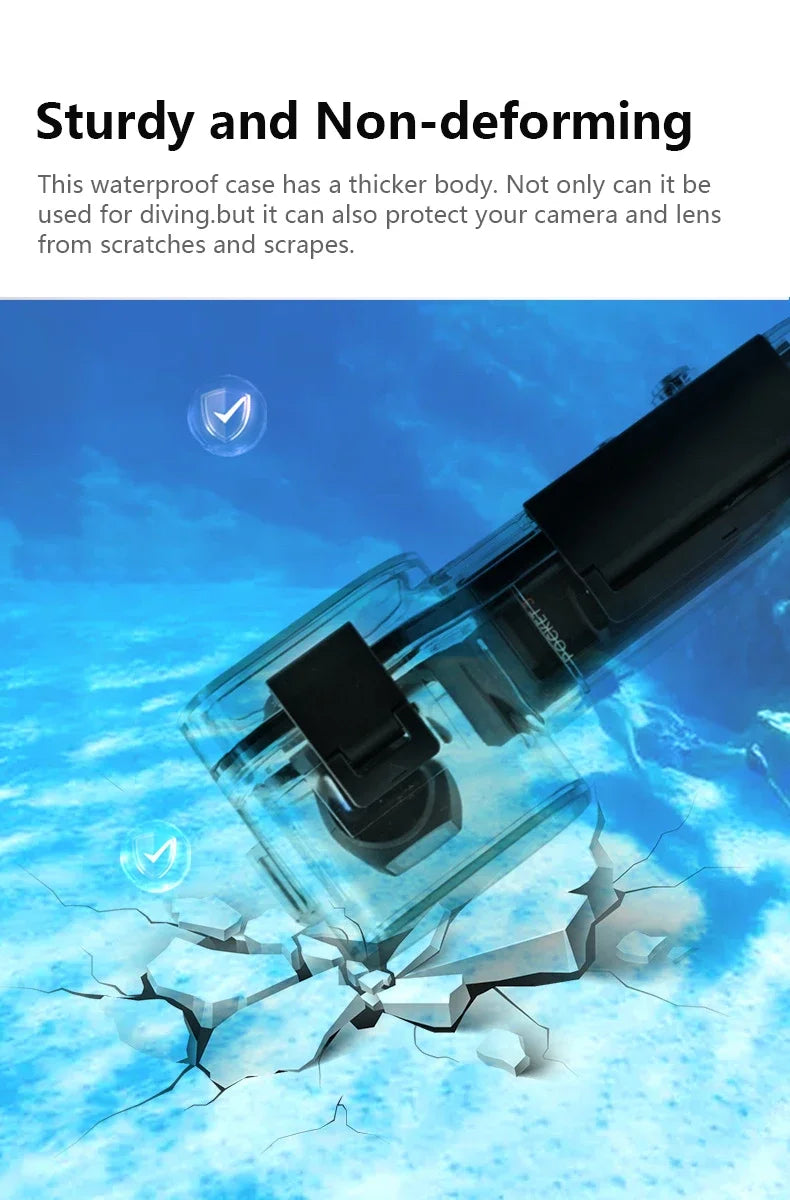 Para DJI Osmo Pocket 3 40m carcasa impermeable subacuática funda de buceo carcasa protectora accesorios fotográficos para cámara