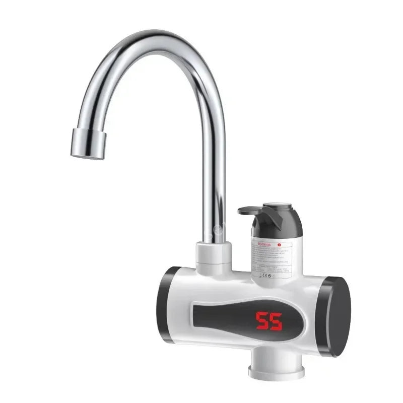 Calentador de agua eléctrico de cocina de 3000W, grifo de agua caliente instantáneo, grifo de calefacción en frío, calentador de agua instantáneo sin tanque