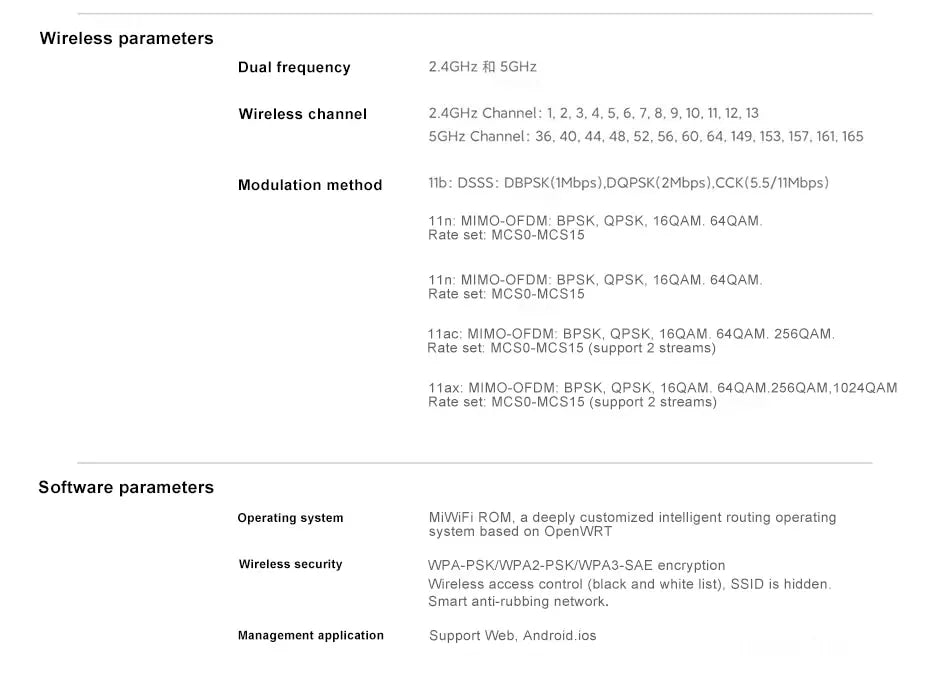 Xiaomi-enrutador AX3000 WiFi, red de malla Gigabit, 4 amplificadores de señal, penetración de pared, memoria grande de 256M, estabilidad multidispositivo