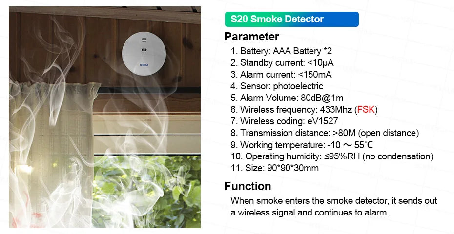 Alarma Doméstica KERUI 4G/WiFi GSM con Panel Táctil IPS de 7 Pulgadas, Compatible con el Sistema de Alarma Inalámbrica Tuya