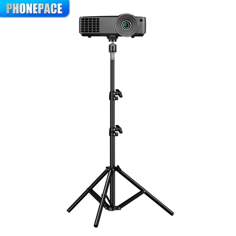 Soporte de Trípode Plegable PHONEPACE - Base Estable y Duradera para Proyector, Cámara, Teléfono Móvil, Computadora Portátil