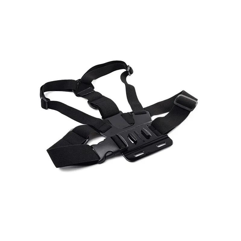 Kit de accesorios para Cámara de Acción todo en uno, correa para la cabeza, soporte para correa para el pecho, ajustable para GoPro Hero Phone Osmo SJCAM AKASO insta360