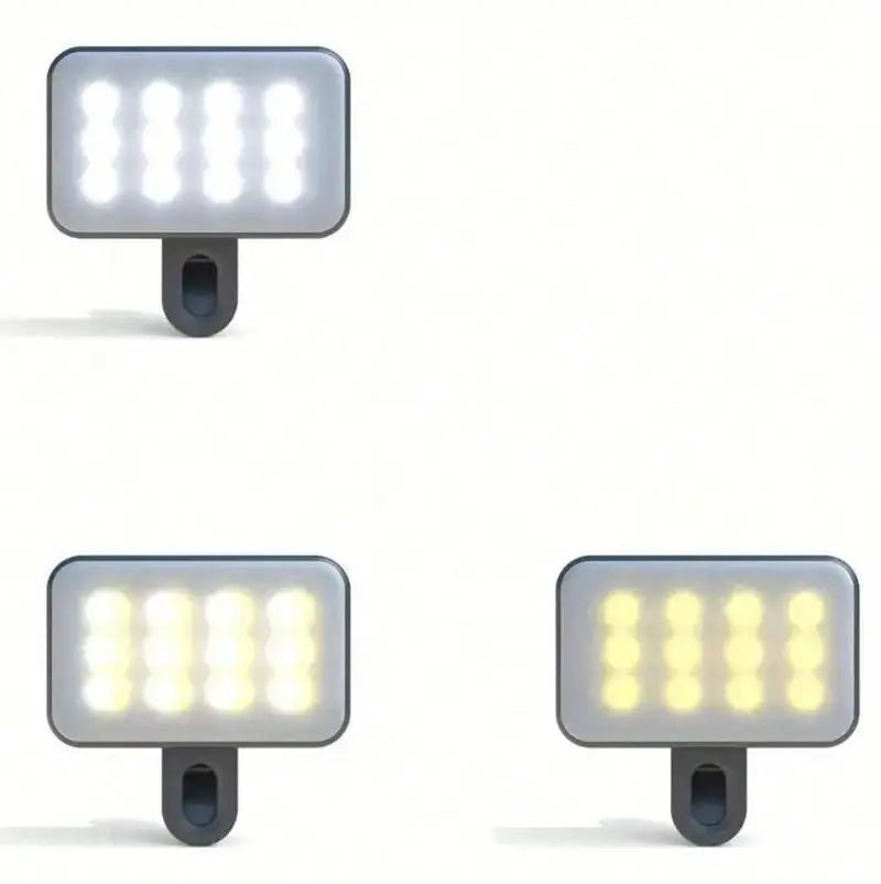Mini Luz de relleno portátil para Selfie, recargable, 3 modos, Clip de brillo ajustable, luz de relleno para teléfono móvil, computadora