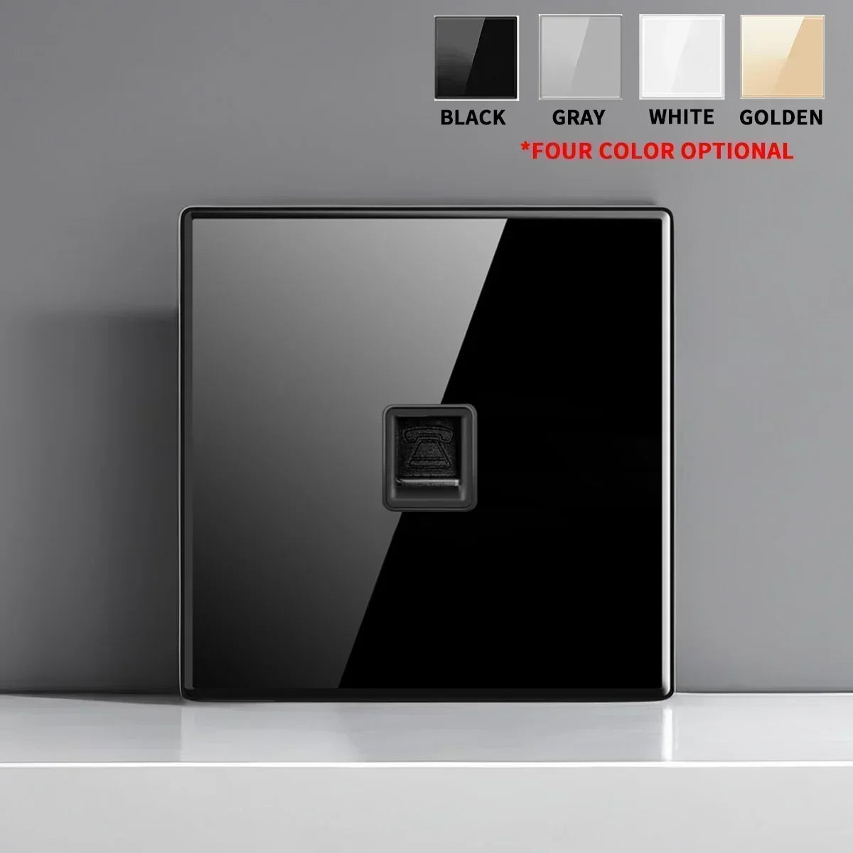 Enchufe de interruptor de vidrio templado estándar francés británico con luz indicadora, reinicio automático, 1, 2, 3, 4 entradas, tomas de Panel de pared, enchufe de 2usb