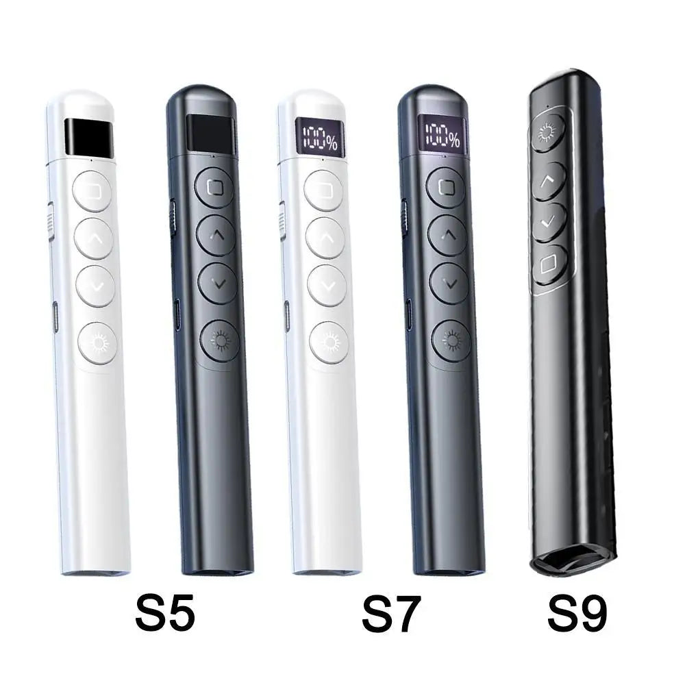 Presentador inalámbrico PPT Page Turner, puntero láser USB, bolígrafo presentador de Control remoto infrarrojo para proyector Powerpoint Slide