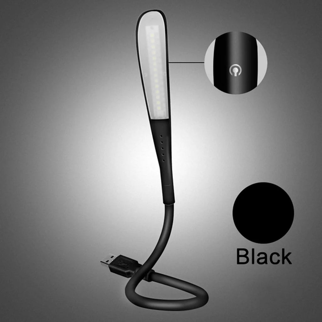 Mini luz USB para portátiles, Sensor táctil, luz LED para libros para banco de energía, PC, portátiles, iluminación nocturna para libros
