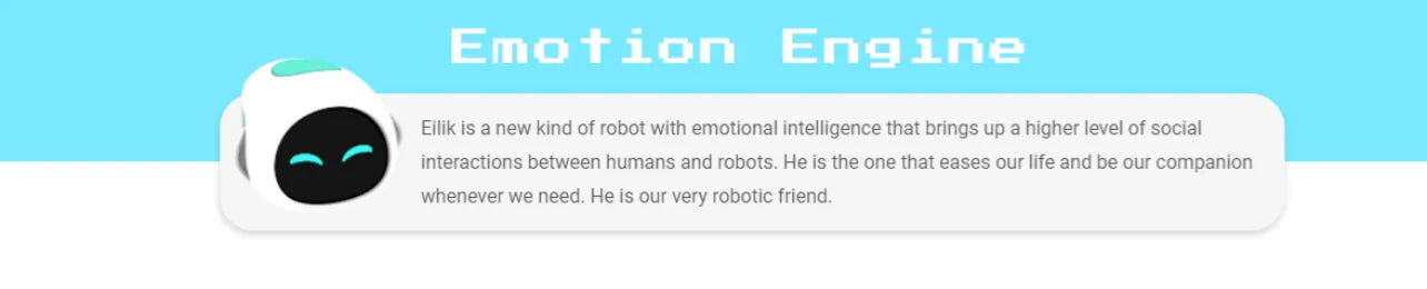 Robot inteligente Eilik Original, automatización electrónica, Robot Ai, interacción emocional, modo Vocal múltiple, bonito regalo azul y rosa