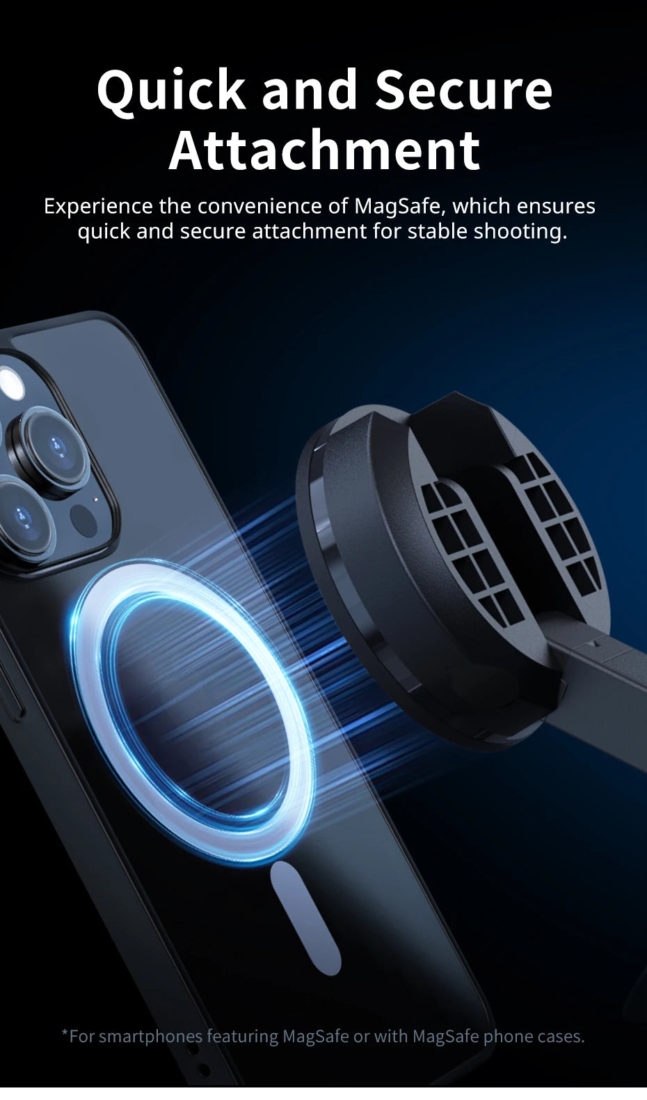 Ulanzi MT-84 1,53 M Magsafe Selfie Stick trípode soporte Bluetooth extensión de teléfono remoto trípode para IPhone 16 15 LiveStreaming Vlog