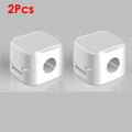 2 Clips Magnéticos para Cables, Organizador de Cables Ajustable para Debajo del Escritorio, Gestión de Cables, Sujetador de Cables
