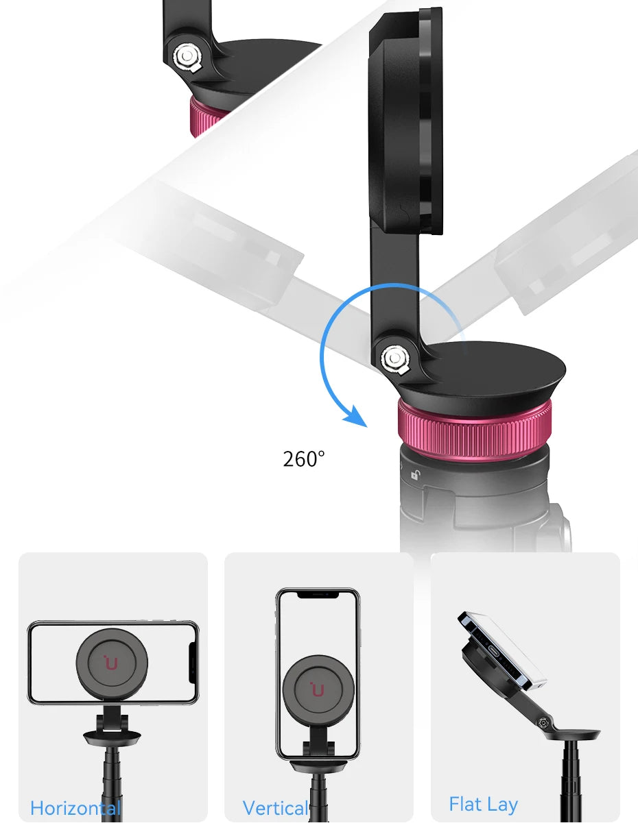 Ulanzi MT-84 1,53 M Magsafe Selfie Stick trípode soporte Bluetooth extensión de teléfono remoto trípode para IPhone 16 15 LiveStreaming Vlog
