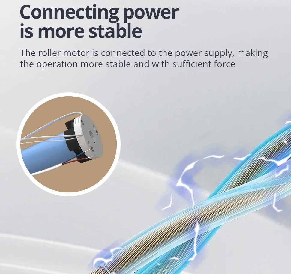 Zemismart Matter Over WiFi 2N Motor de cortina inteligente para tubo de 37 38mm Motor de cortina enrollable Google Home Alexa Homekit App Control