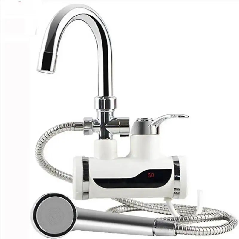 Grifo calentador de agua sin tanque de 3000W, grifo de ducha eléctrico instantáneo, calefacción de agua caliente para cocina y baño