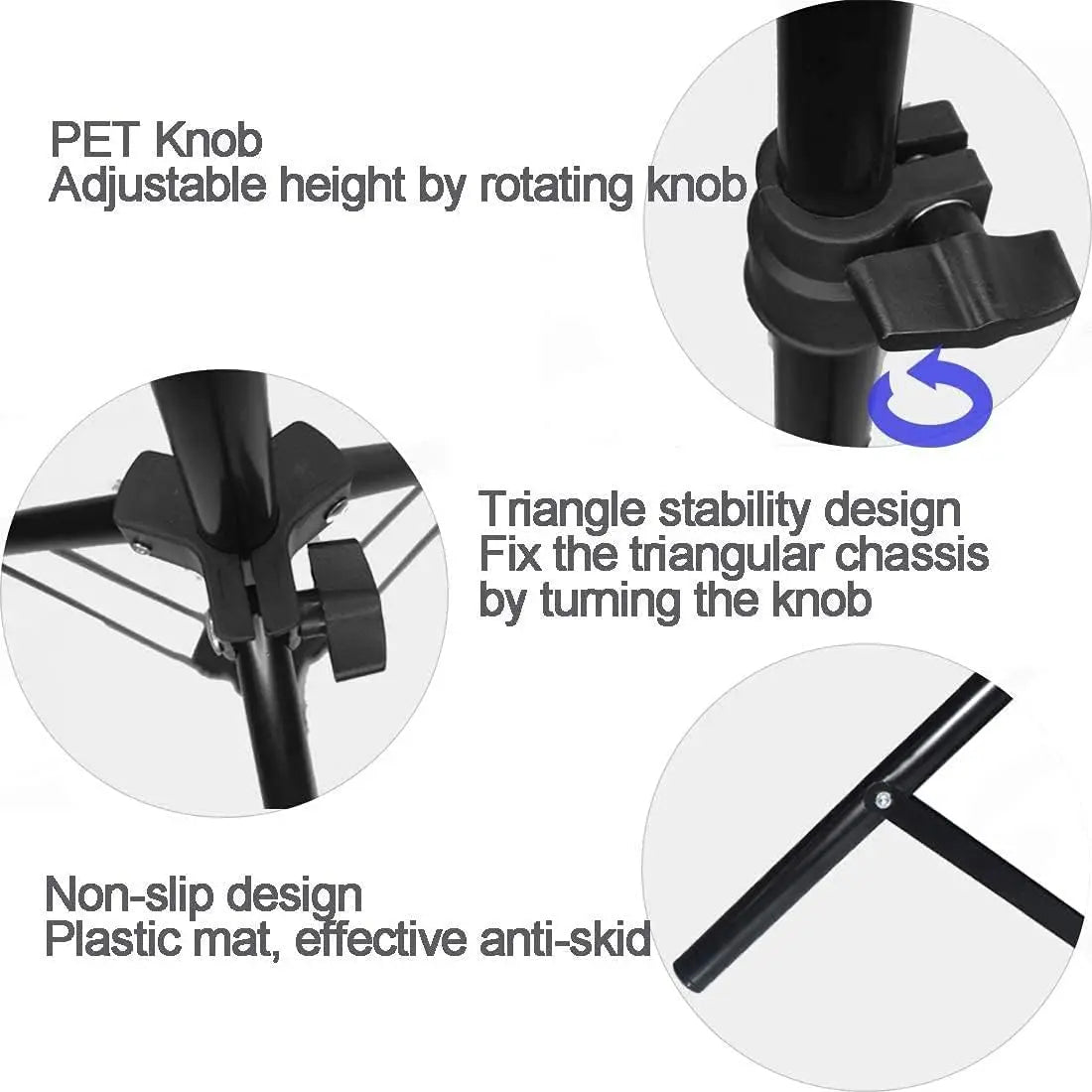 Xiaohui-soporte portátil Universal de 50cm-160cm para Mini proyector HY300, soporte para trípode, soporte de carga máxima de 3,3 libras