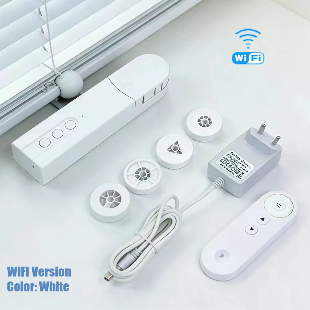 Motor Inteligente para Persianas Tuya WIFI Zigbee, Control Automático de Cortinas Eléctricas, Compatible con Alice, Alexa y Google Assistant