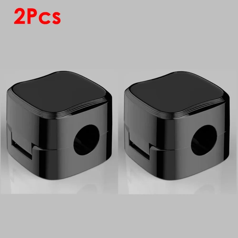 2 Clips Magnéticos para Cables, Organizador de Cables Ajustable para Debajo del Escritorio, Gestión de Cables, Sujetador de Cables