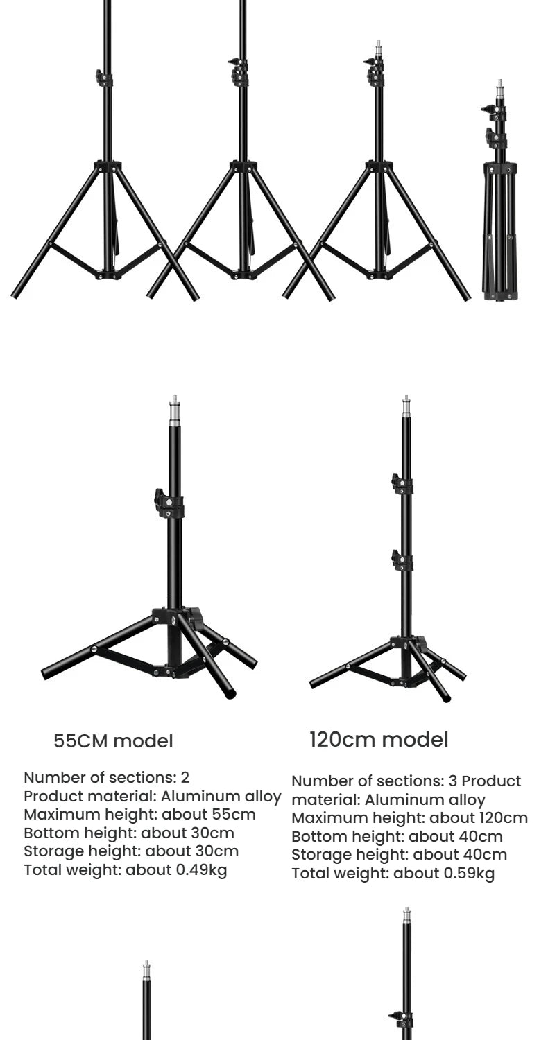Soporte de Trípode Plegable PHONEPACE - Base Estable y Duradera para Proyector, Cámara, Teléfono Móvil, Computadora Portátil