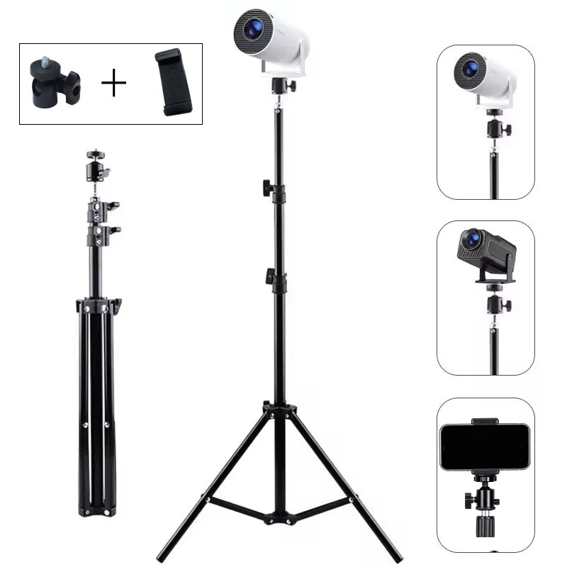 Xiaohui-soporte portátil Universal de 50cm-160cm para Mini proyector HY300, soporte para trípode, soporte de carga máxima de 3,3 libras