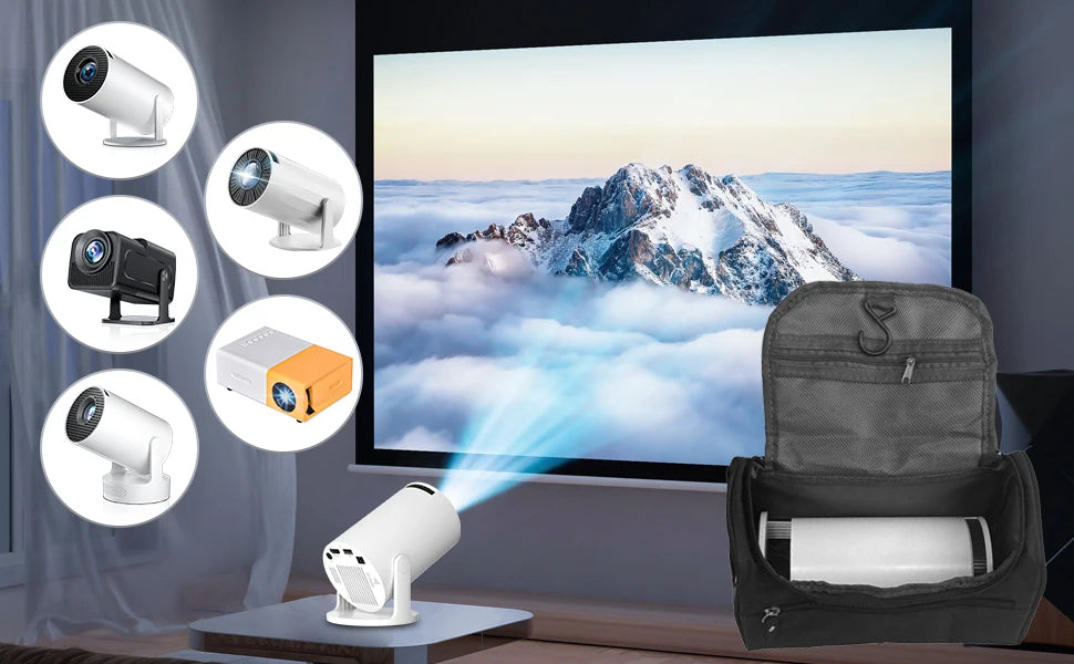 Bolsa de almacenamiento para proyector, bolsa de transporte de viaje para Magcubic HY300 HY300 Pro, bolsas de transporte protectoras para proyector HY320 Transpeed