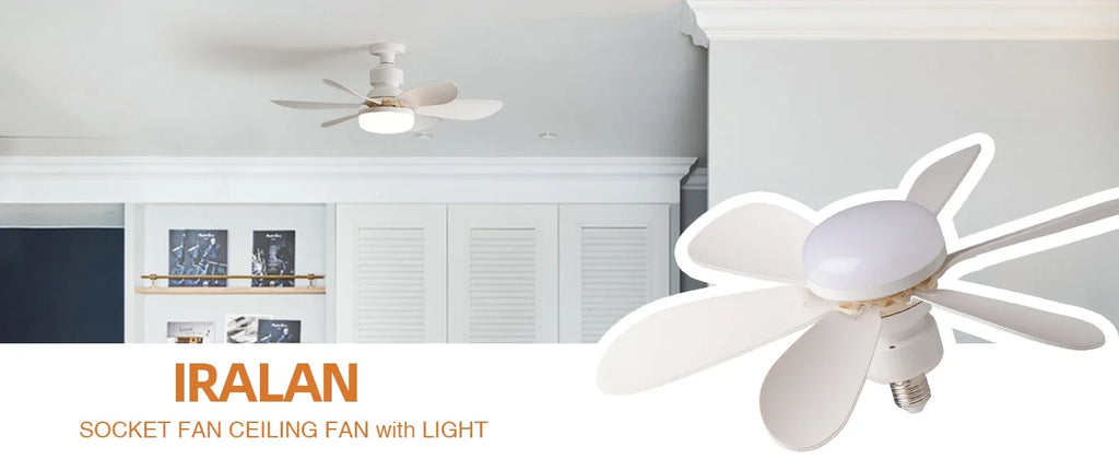Ventilador de techo LED 40W E27 con control remoto para atenuación, adecuado para sala de estar, estudio, uso doméstico, 85-265V