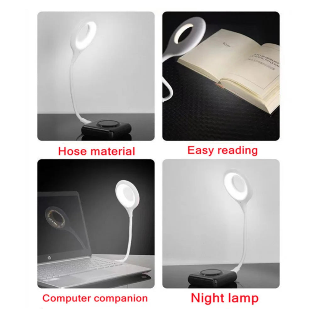 Lámpara portátil con enchufe directo USB, luz LED de noche para dormitorio, mesita de noche, protección ocular, estudio, lectura