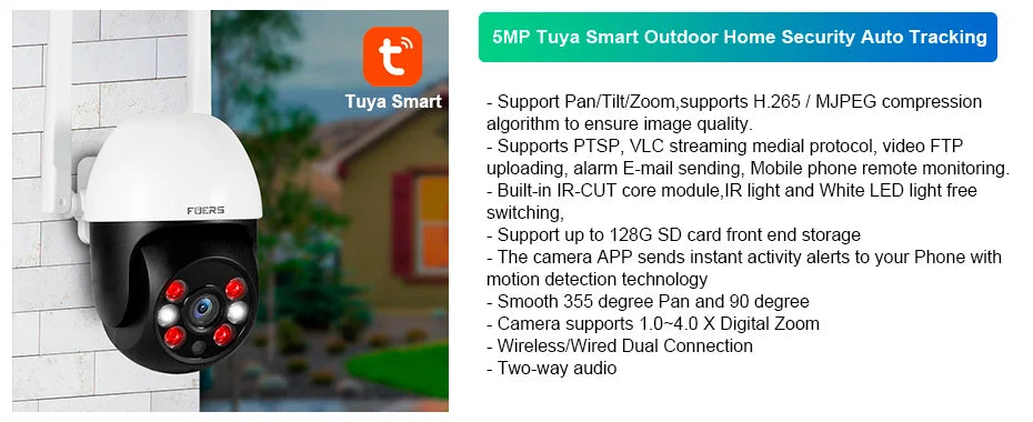 Sistema de alarma FUERS para el hogar TUYA WIFI inteligente GSM alarma de seguridad Host con Sensor de movimiento de puerta Tuya aplicación inteligente control trabajo Alexa