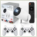 Proyector de juegos portátil original, consola de videojuegos retro inalámbrica, proyector 4k para cine en casa con Android 13, con Bluetooth y wifi.