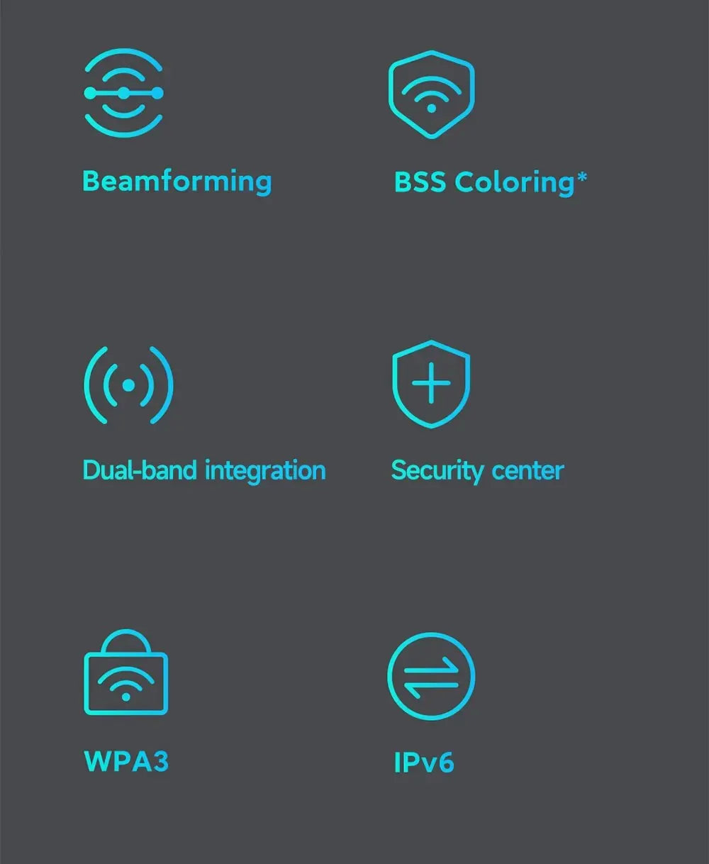Xiaomi-enrutador AX3000 WiFi, red de malla Gigabit, 4 amplificadores de señal, penetración de pared, memoria grande de 256M, estabilidad multidispositivo