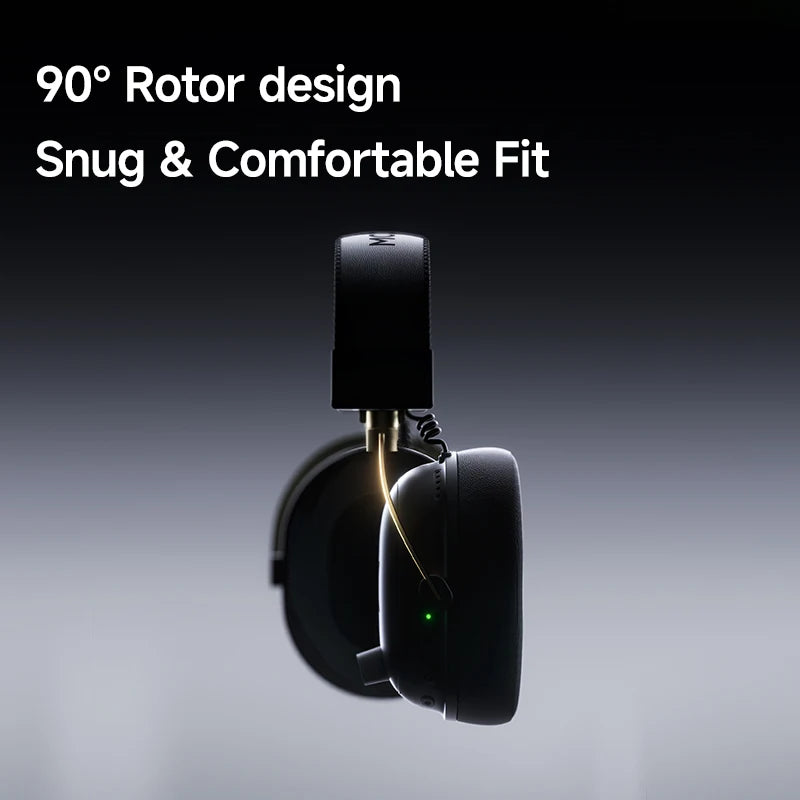 Auriculares Inalámbricos para Juegos MCHOSE V9 Turbo + con Sonido Envolvente 7.1 de 60 mm, Auriculares Profesionales para Esports con Base de Carga RGB