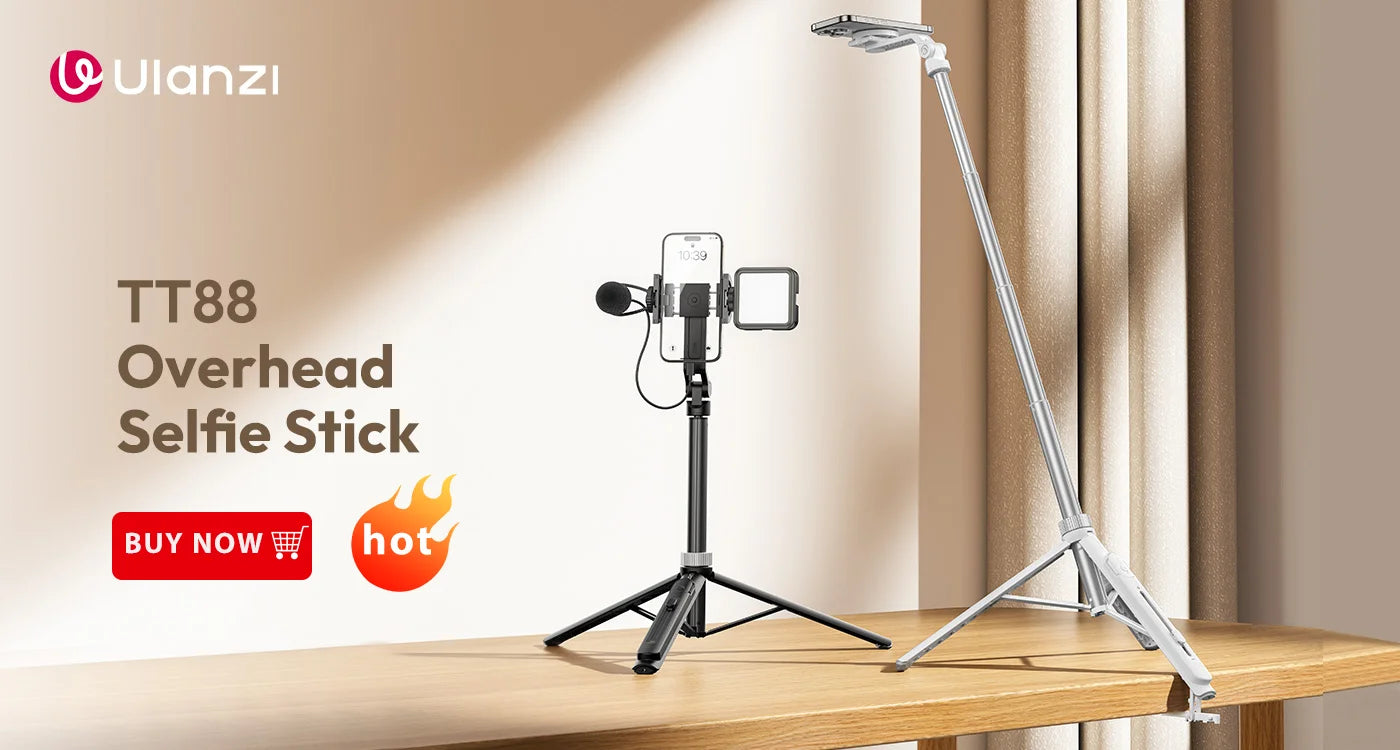 Ulanzi MT-84 1,53 M Magsafe Selfie Stick trípode soporte Bluetooth extensión de teléfono remoto trípode para IPhone 16 15 LiveStreaming Vlog
