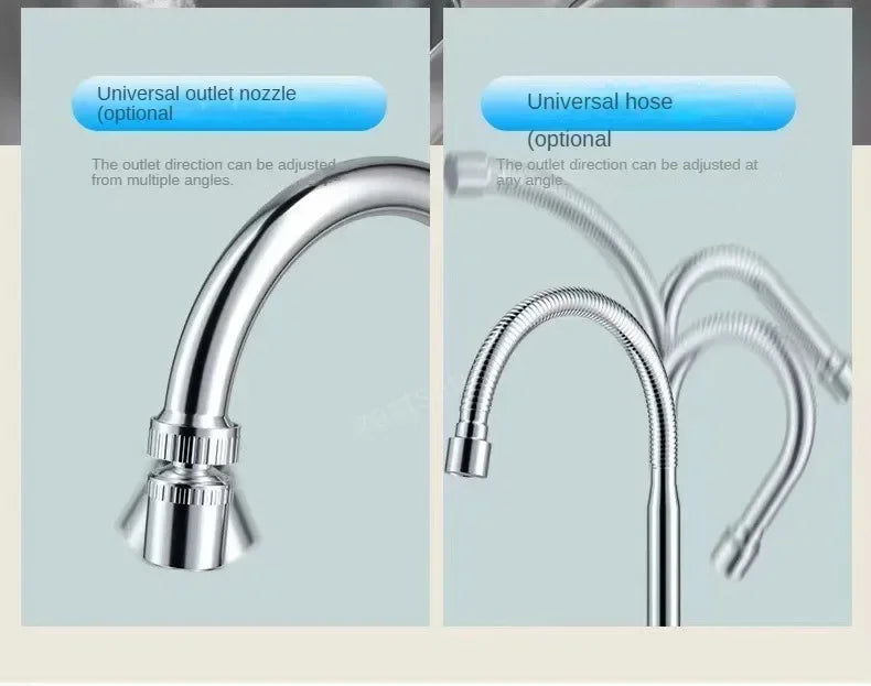 Calentador de agua eléctrico de cocina de 3000W, grifo de agua caliente instantáneo, grifo de calefacción en frío, calentador de agua instantáneo sin tanque