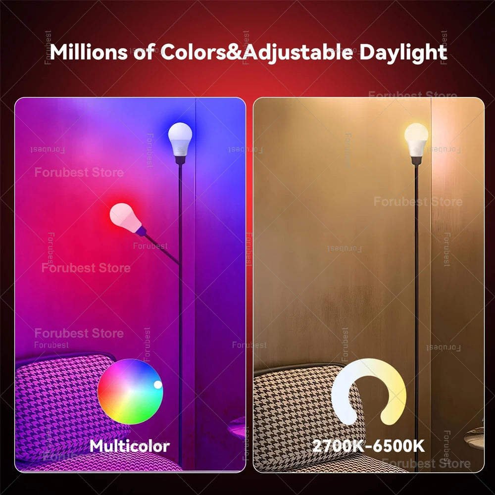 Bombilla LED inteligente Tuya E27 RGB CW 15W 20W WiFi Bluetooth lámpara Led decoración del hogar iluminación 220V 110V para Alexa Amazon Google Voice