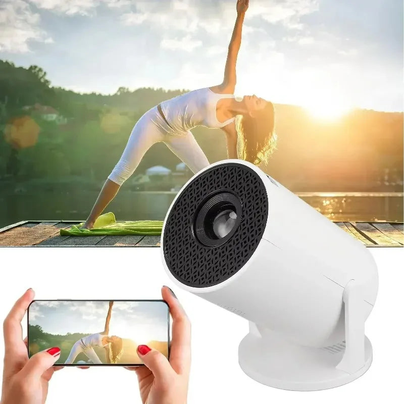 Proyector LED Portátil para Exteriores HY300 2026, 4K, Wifi, 1080P, 1280x720P HD, Cine en Casa, Proyección de Videos, Películas y Videojuegos