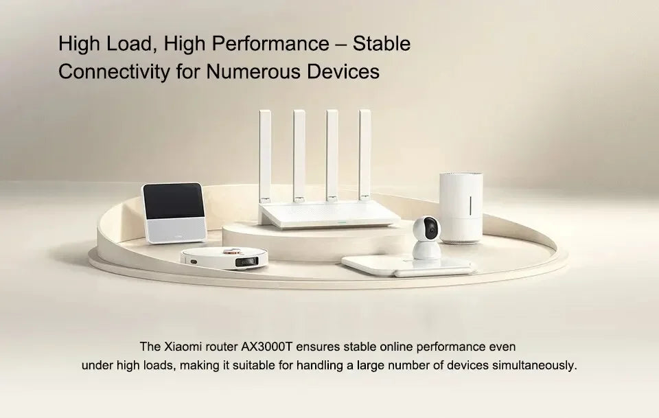 Xiaomi-enrutador AX3000T Original, 2,4 GHz, 5GHz, 1,3 GHz, CPU 2x2, 160MHz, WAN LAN, LED, conexión NFC para juegos de oficina en casa