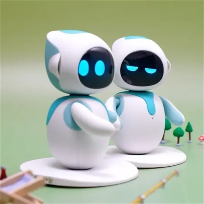 Robot inteligente Eilik Original, automatización electrónica, Robot Ai, interacción emocional, modo Vocal múltiple, bonito regalo azul y rosa